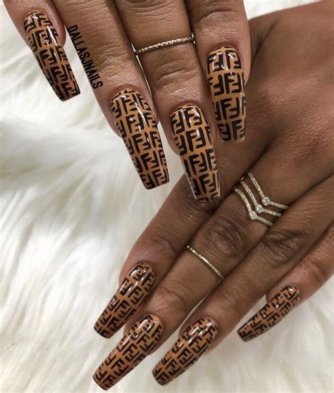 fendi nail designs|9 Best Fendi nails ideas .